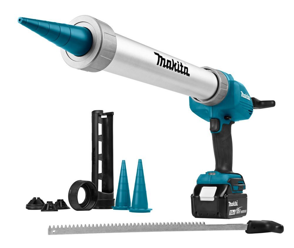 KITPISTOOL KOKERS/WORST DCG180RTX MAKITA "18V INCL. 1X5,0 AH ACCU+SNELLADER+KOFFE