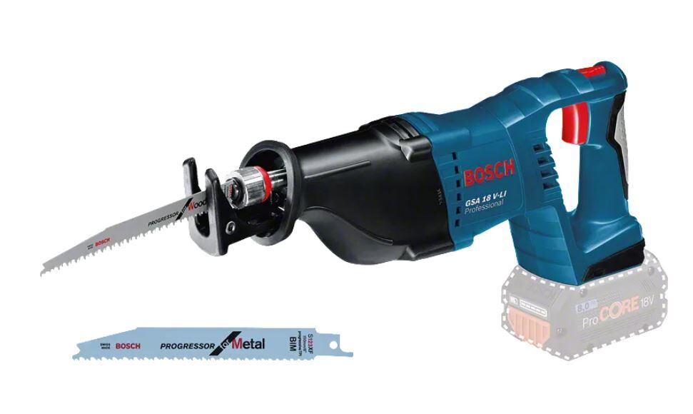 RECIPROZAAG BOSCH GSA 18V-LI 18V ZONDER ACCU/LADER + ACC IN DOOS
