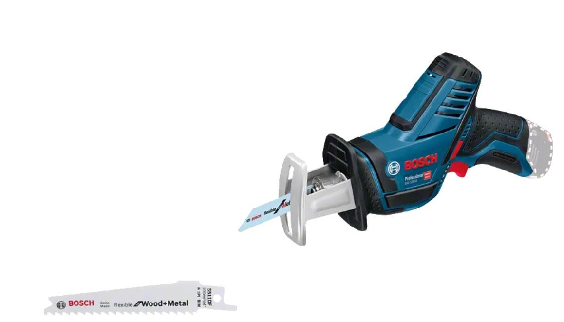 RECIPROZAAG BOSCH GSA 12V-14 12V ZONDER ACCU/LADER + ACC IN DOOS
