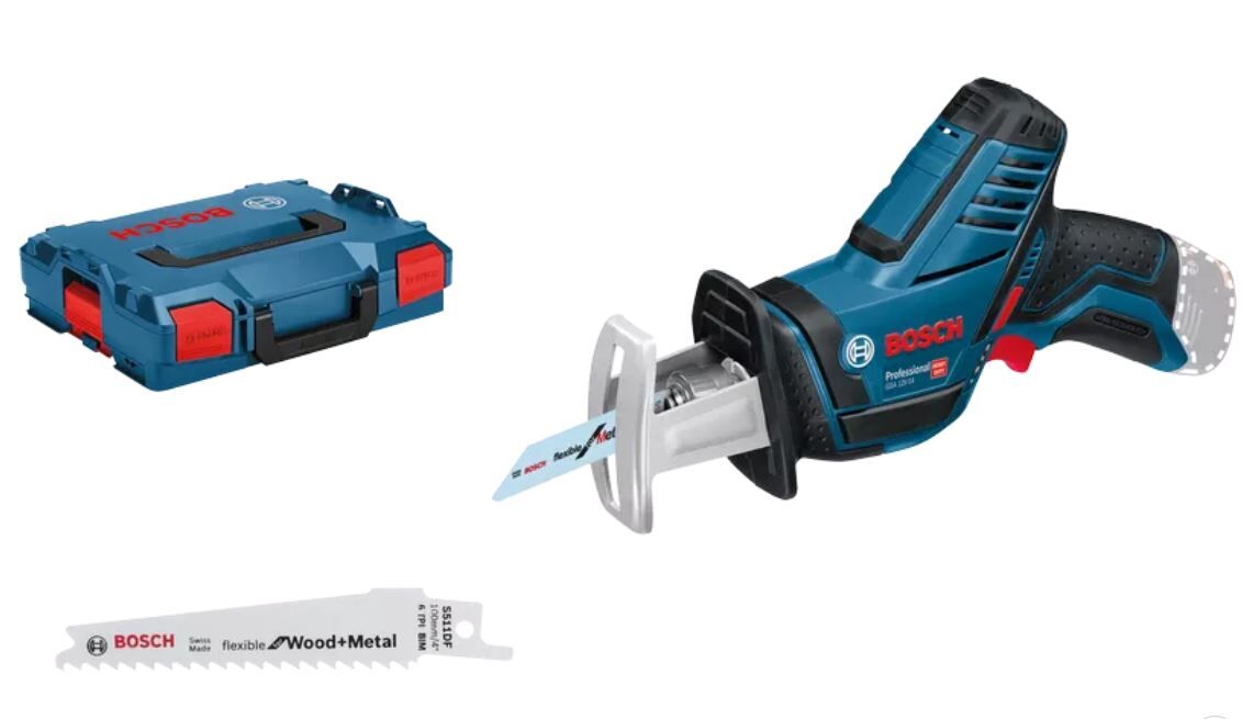 RECIPROZAAG BOSCH GSA 12V-14 12V ZONDER ACCU/LADER+ACC IN L-BOXX 102
