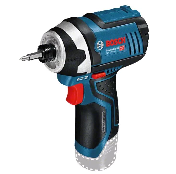 SLAGSCHROEVENDRAAIER BOSCH GDR 12V-105 12V ZONDER ACCU/LADER IN DOOS