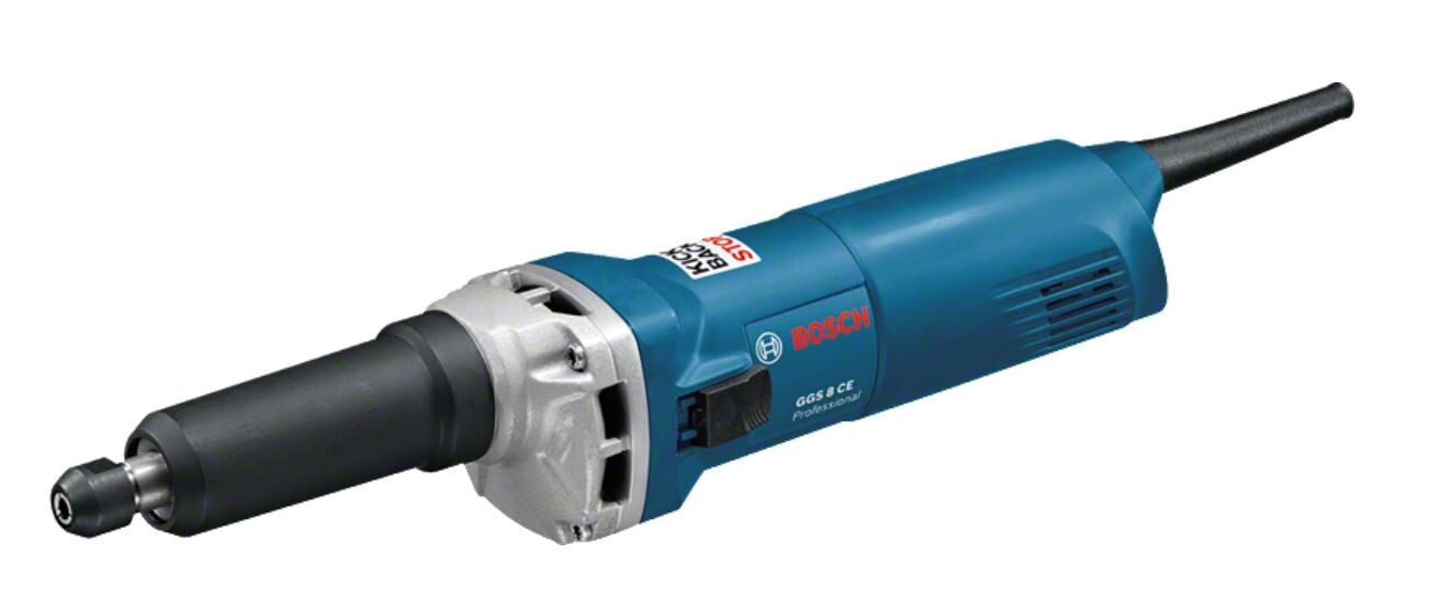 RECHTE SLIJPER BOSCH GGS 8 CE 230V 750W 50MM + ACC IN DOOS