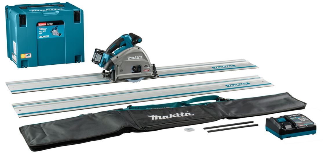 INVALCIRKELZAAG 165MM MAKITA SP001GM103 40V MAX 1X4,0AH ACCU/LADER+AWS+ACC MBOX4