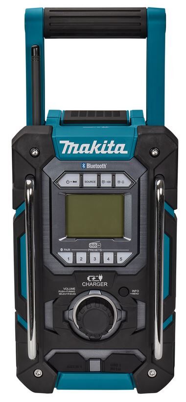 RADIO MAKITA DMR301 FM DAB DAB+ / BLUET ZONDER ACCU + LAADF + ADAPTER IN DOOS