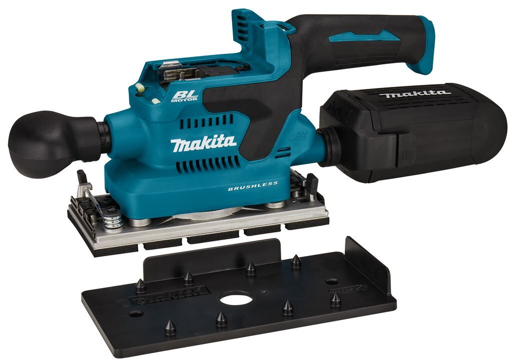 VLAKSCHUURMACHINE MAKITA DBO380Z 18V ZONDER ACCU/LADER + ACC IN DOOS