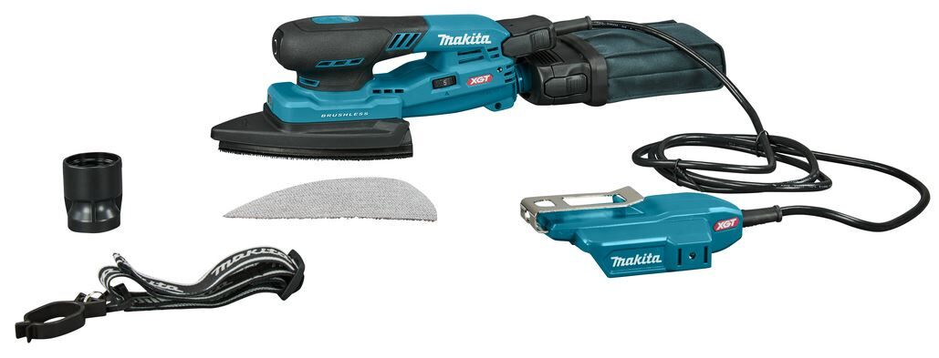 HANDPALM DELTASCHUURM MAKITA BO006CGZ 40V ZONDER ACCU/LADER+ACC DOOS 100X150MM