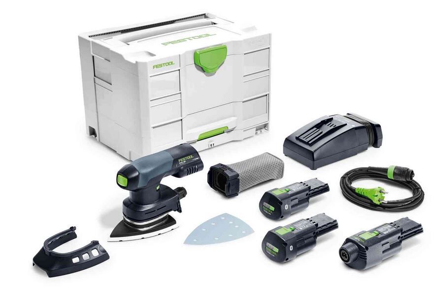 DELTA MACH FESTOOL DTSC400 LI 3,0 I-SET 18V+2XACCU+LADER+PROTEC+STOFOPVZAK+SYSC2