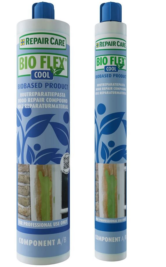 HOUTREPARATIEPASTA BIO FLEX REPAIR CARE COOL COMP. A 300ML + COMP B. 100ML