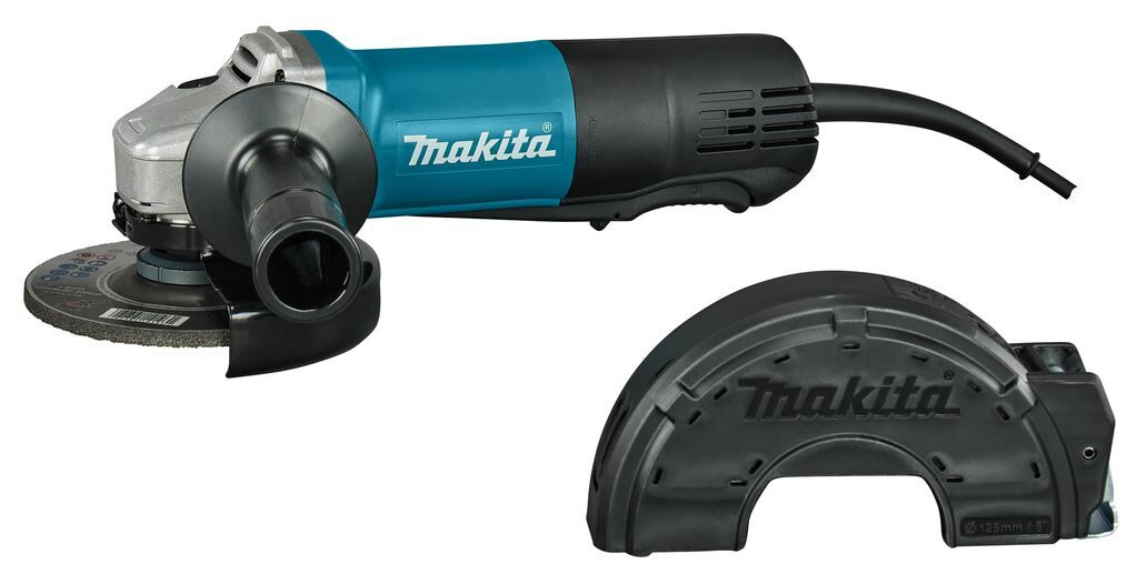 HAAKSE SLIJPER 125MM MAKITA 9558HPGY 230V 840W + ACC IN DOOS