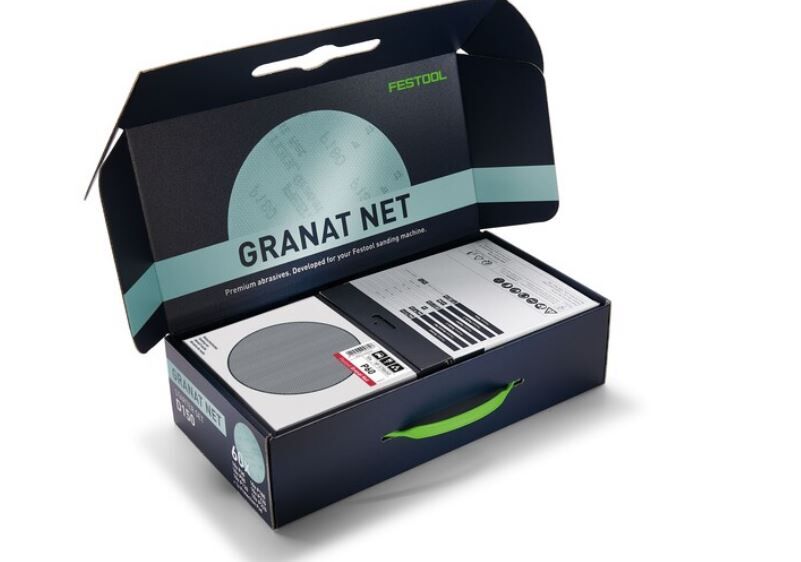 SCHUURPAPIER GRANAT NET FESTOOL D150 GR NET-SET