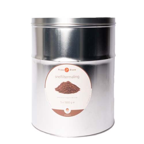 KOFFIE PRIMO BRAVO SNELFILTER BLIK 5X1KG