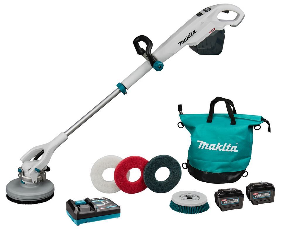 SCHROB-/POLIJSTMACH MAKITA PS001GL2NL1 XGT 40V 2X8,0AH ACCU/LADER+ACC IN DOOS