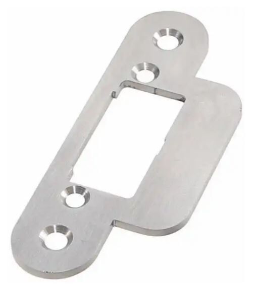 LOOPSLUITPLAAT HMB KORTE LIP RVS LS&RS TBV ELEKTRISCHE OPENER