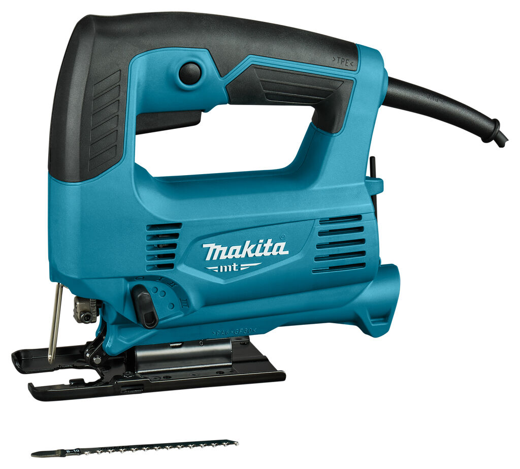 DECOUPEERZAAG MAKITA M4301B D-GREEP 230V 450W + ACC IN DOOS