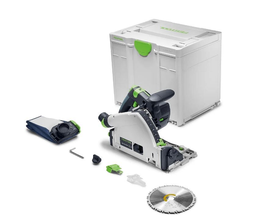 ACCU-INVALCIRKELZAAGMACHINE FESTOOL TSC 55 KSEB-BASIC