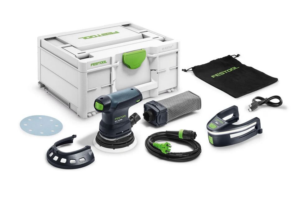 EXCENTERSCHUURMACHINE FESTOOL 230V ETS 125 REQ-PLUS + ACC + SYSTAINER