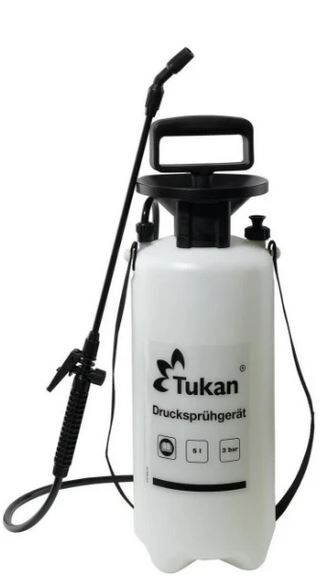 DRUKSPUIT KUNSTSTOF GLORIA 5 LITER TUKAN MAX 3 BAR