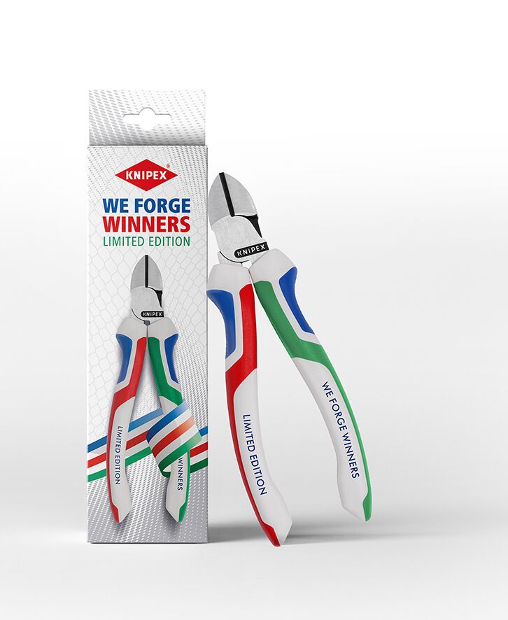 ZIJKNIPTANG KNIPEX 160MM 7002160S8 LIMITED EDITION WE FORGE WINNERS