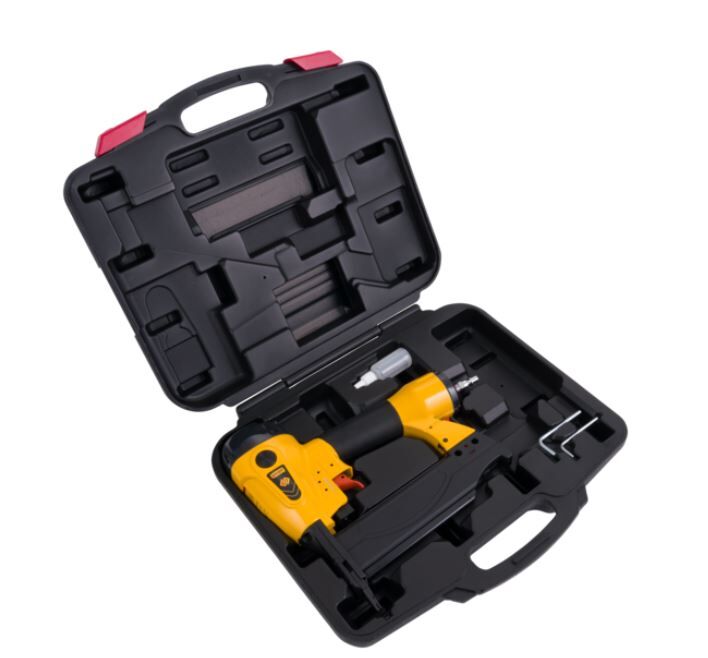 PNEUMATISCH TACKER UNION 3AM/N-50U T.B.V. N BRADS EN TM NAGELS IN KOFFER