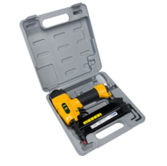 PNEUMATISCHE TACKER UNION 3AF/E-J50CU T.B.V. MINIBRADS EN E NIETEN IN KOFFER