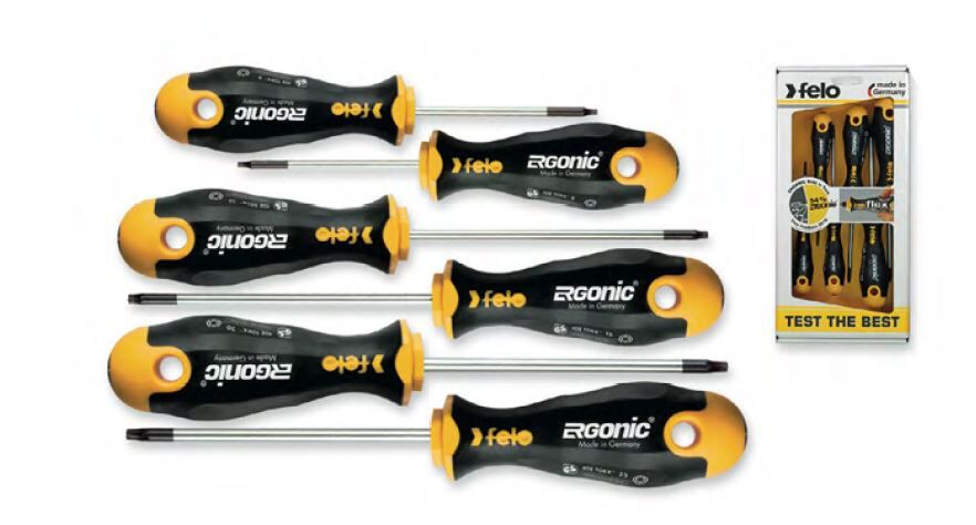 SCHROEVENDRAAIERSET FELO 408 8-25 TORX 6-DELIG