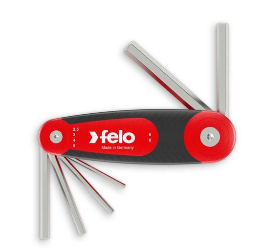 INBUSSLEUTELSET FELO 345 ZAKMES MODEL 2,5MM-8MM 6-DLG
