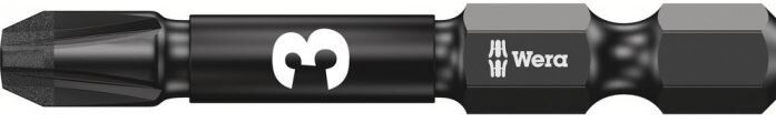 SCHROEFBIT WERA 855/4 IMPAKTOR POZIDRIVE 3 6-KANT 1/4" 50MM KRACHT