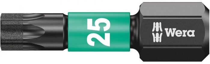 SCHROEFBIT WERA 1/4" KRACHT IMPAKTOR TORX25 25MM