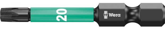 SCHROEFBIT 867/4 IMPAKTOR WERA TORX20 6-KANT 1/4" 50MM KRACHT