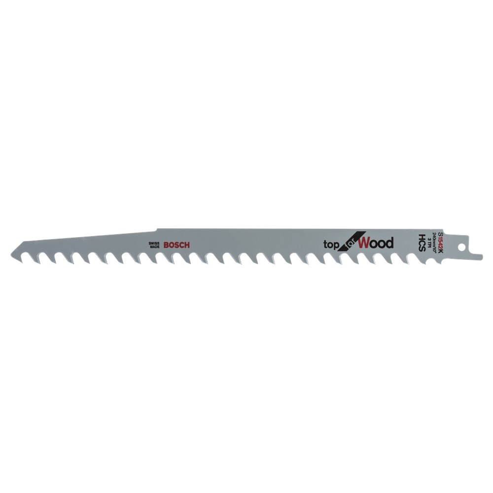 RECIPROZAAGBLAD BOSCH S1542K 225MM HOUT / GROF SNEL KRT/2ST