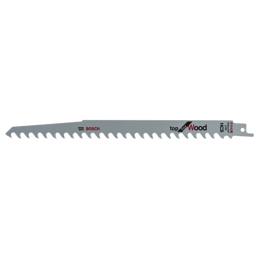 RECIPROZAAGBLAD BOSCH S1542K 225MM HOUT / GROF SNEL KRT/2ST