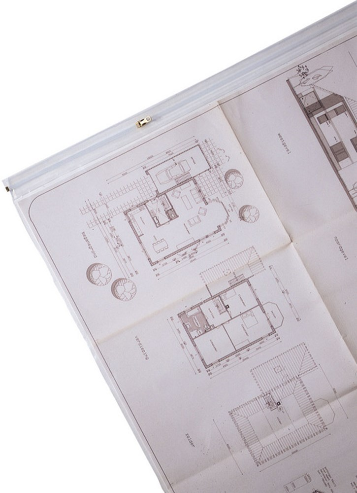 TEKENINGHOES COVER A1 PE TRANSPARANT 700x1000MM
