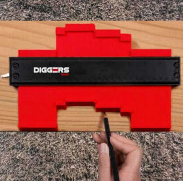 PROFIELAFTASTER DIGGERS ABS-KUNSTSTOF 130X250MM