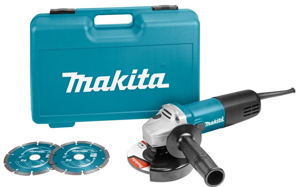 HAAKSE SLIJPER 125MM MAKITA 9558HNRGK2 230V 840W + ACC IN KOFFER