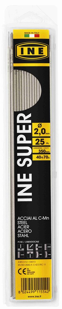 LASELEKTRODE CONTIMAC TBV STAAL 2,0MM X 350MM (25 STUKS)