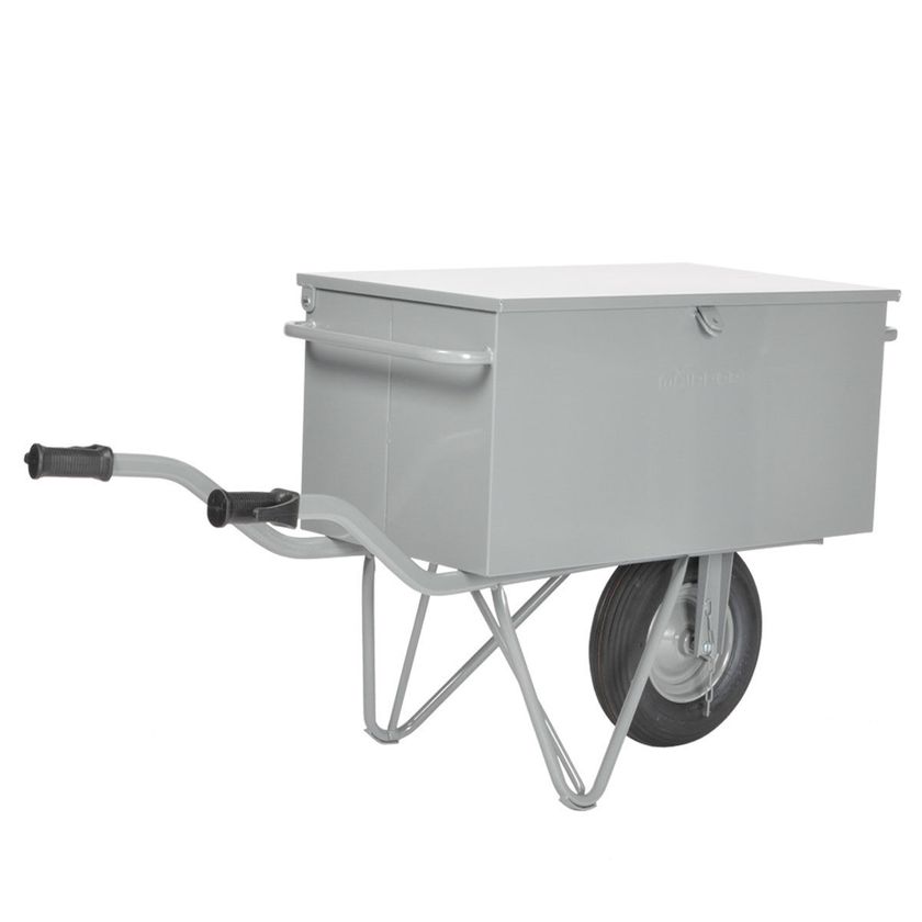 KRUIWAGEN MATADOR RECHTE BAK AFSLUITBAAR 190LTR 4PLY LUCHTBAND