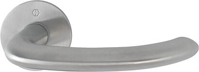 DEURBESLAG HOPPE PLATTE ROZET ROND LOOP E1138Z/849N RVS Ø55 DD35-45 SNELSTIFT+