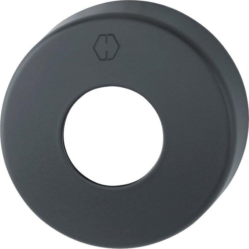 AFDEKROZET HOPPE ROND 52MM ZWART TBV KRUK-MONTAGEMODULE ROND
