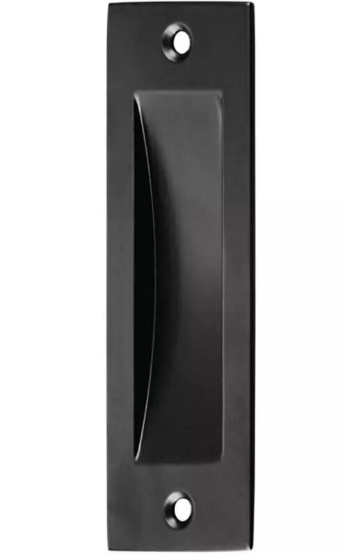 SCHUIFDEURKOM HERMETA RECHT 120X40MM ALUMINIUM ZWART