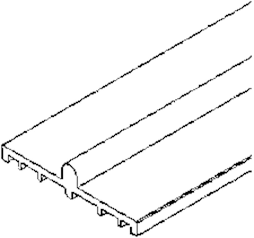 LOOPRAIL HEFSCHUIF PLAT MACO 6,5MTR GEBOORD