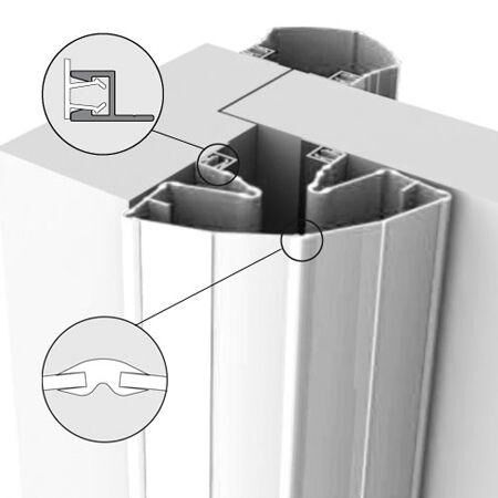 VINGERBESCHERMINGS PROFIEL FINPROTECT 5090 WIT 250CM PLUS