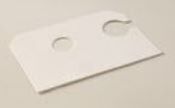 BRANDVERTRAGENDE SLOTBEKLED. NEMEF-1200 115X77X0,8MM RECHTS / ZELFKLEVEND