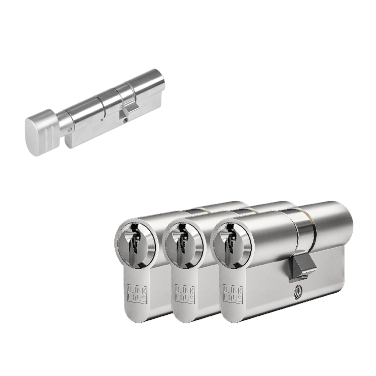 CILINDERSET WINKHAUS XR SKG** 1X KNOP 30/K30 - 3X DUBB.30/30GS 12SL