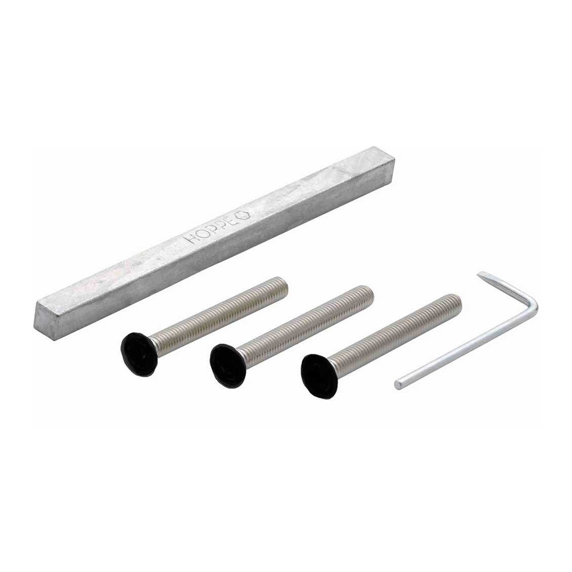 KRUKSTIFTGARNITUUR HOPPE VH MASSIEF SNELSTIFT DD78-83 INCL. 3 BOUTEN ZWART