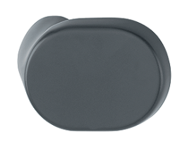 VASTE KNOP HOPPE TBV VH-SCHILD 86G/M12 ZWART