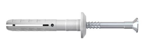 SLAGSCHROEFSPIJKER+KRAAGPLUG FISCHER N 8X40/ 1P VERZONKEN KOP