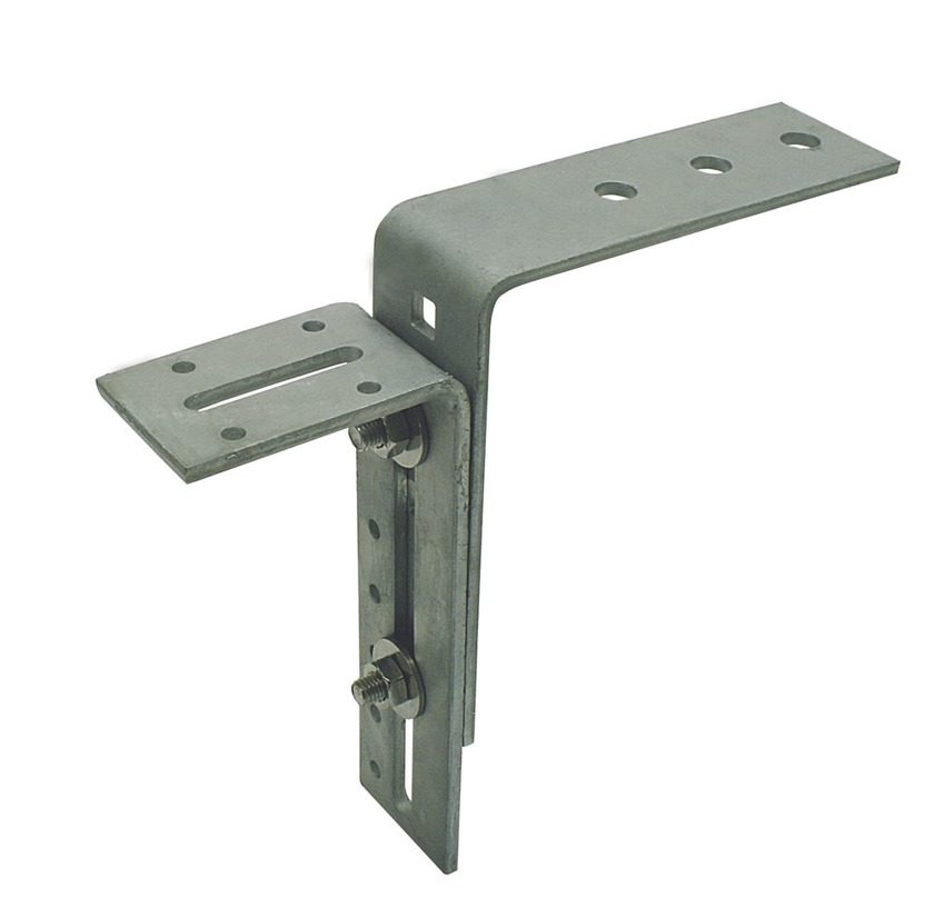 KOZIJNSTELHOEK GB TYPE A ZINK MAGNESIUM 95X210/175 - 60X5/60X4 MM