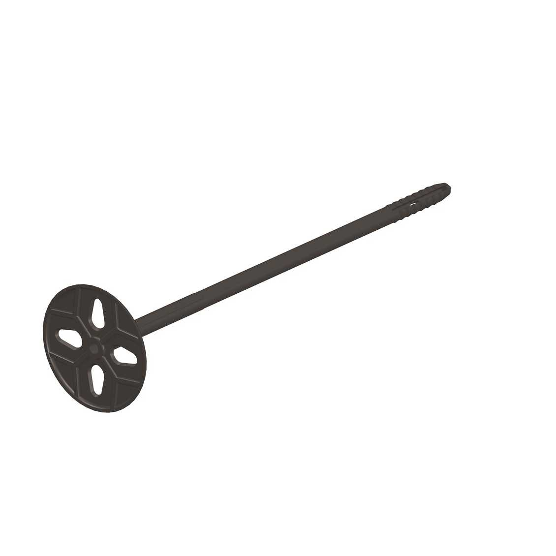 UNI-FLEXPLUG GB Ø8MMX240MM ZWART ISOLATIEDIKTE 180-200MM BETON/KALKZ./BAK