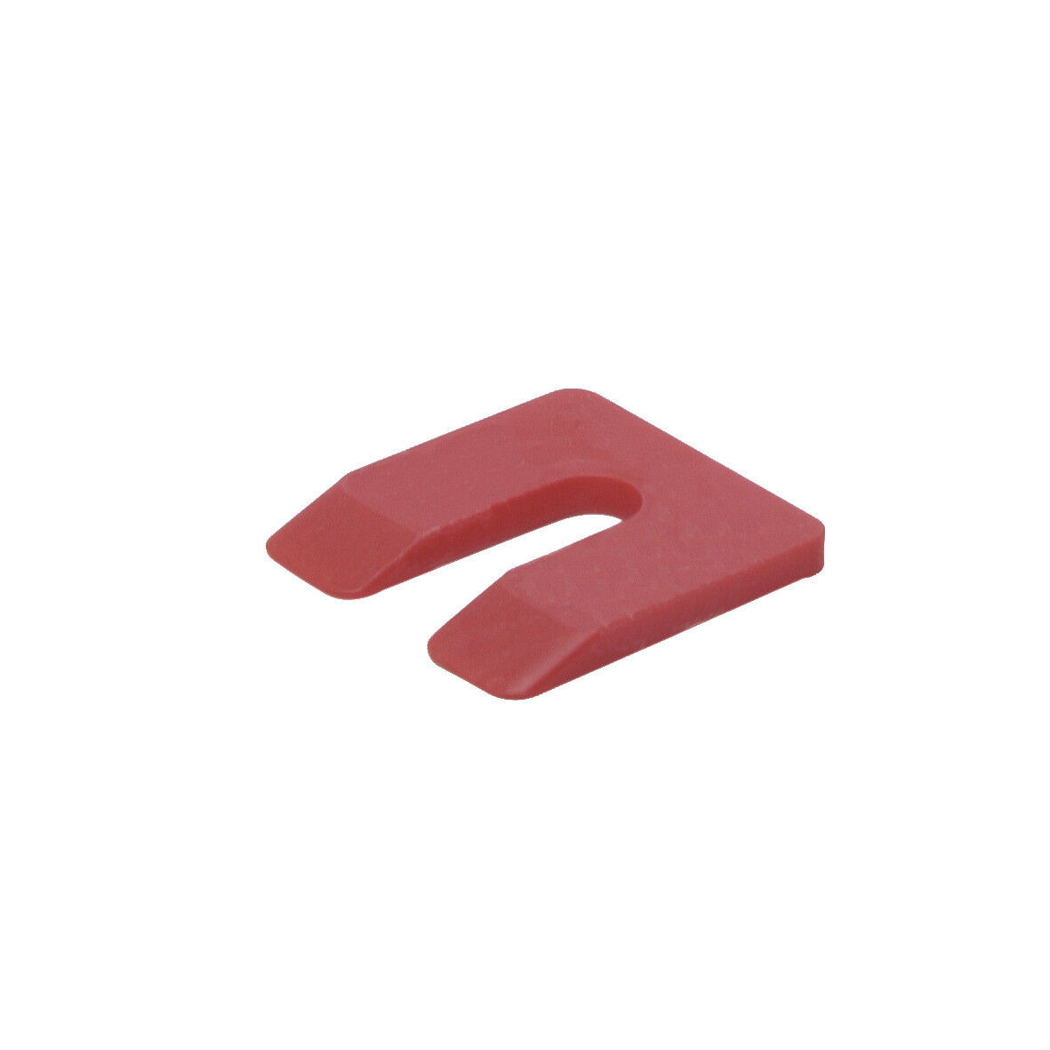 UITVULPLAATJE KUNSTSTOF PP ROOD 5MM 50X50MM (DOOS 144 STUKS)