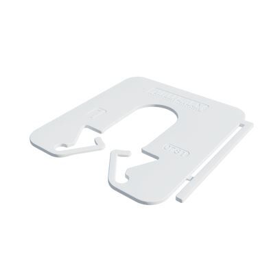 UITVULPLAATJE PPC MILLI-MAX 1MM WIT (BOXVERPAKKING) 360 STUKS